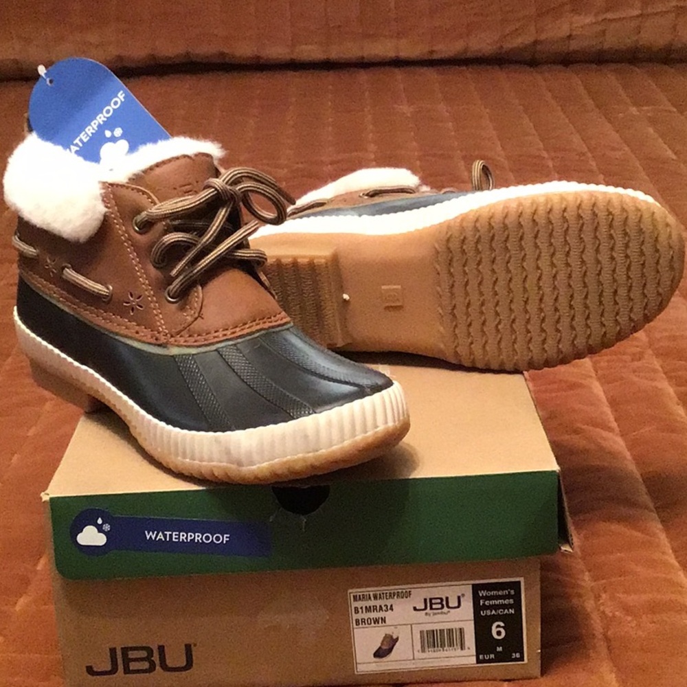 Women’s, size 6, new with tags, Maria waterproof boots, by JBU.